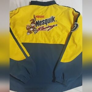 VGT Rare Bulldog  Racing Apparel Jacket. Nestle Nesquik Racing Logo. Sz XL